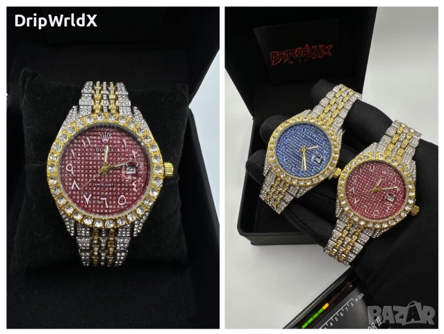 Rolex Datejust 40mm Мойсанит Диамант Арабски Циферблат Различни Модели, снимка 3 - Дамски - 52938672