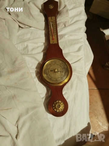 стар барометър, снимка 4 - Антикварни и старинни предмети - 51711340