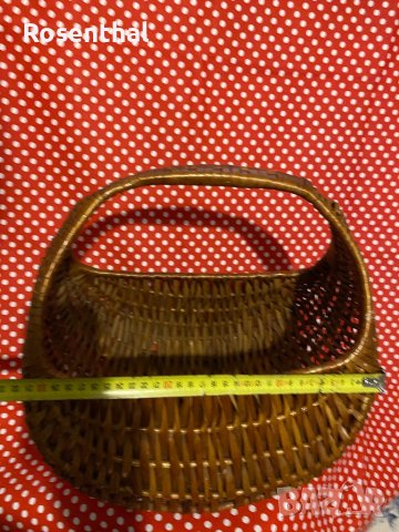 Плетена кошница , снимка 5 - Декорация за дома - 42872262