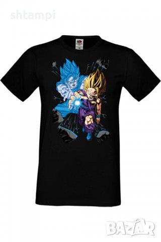 Мъжка тениска Dragon Ball Z Gohan X Goku,Анимация,игра,Празник,Повод,, снимка 10 - Тениски - 37906288