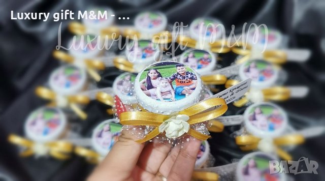 Подаръци за гости - бурканче с мед или свещ със СНИМКА, снимка 8 - Подаръци за кръщене - 36079400