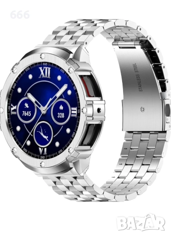 Комплект метален корпус и гривна, HASLFM, съвместим с Samsung Galaxy Watch 6/5/4 44mm, неръждаема ст, снимка 7 - Други - 52878586