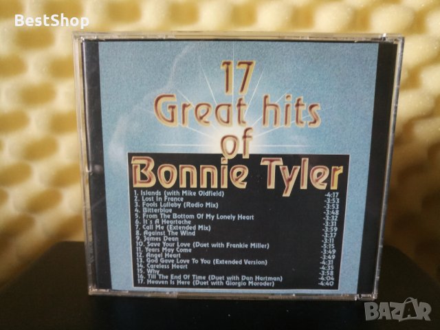 17 Great hits of Bonnie Tyler, снимка 2 - CD дискове - 30223884