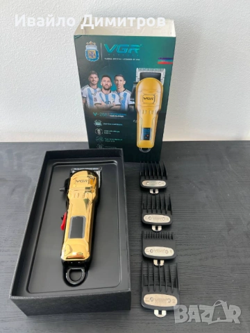 Професионален тример VGR V-268, акумулаторен, USB зареждане