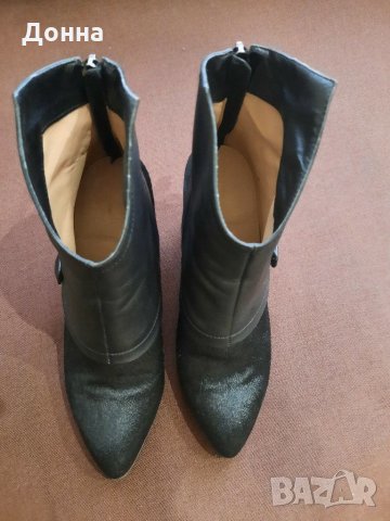 Дамски черни боти естествен косъм , снимка 5 - Дамски боти - 31051226