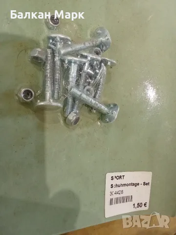 Лот 7 бр. комплекти болтове M5x30mm за ролери/кънки American Flyer – внос Германия, снимка 3 - Ролери, кънки - 55802435