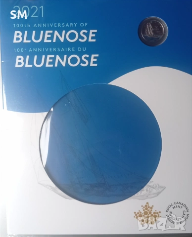  Луксозен комплект монети 2021 Canada Bluenose , снимка 3 - Нумизматика и бонистика - 53900869