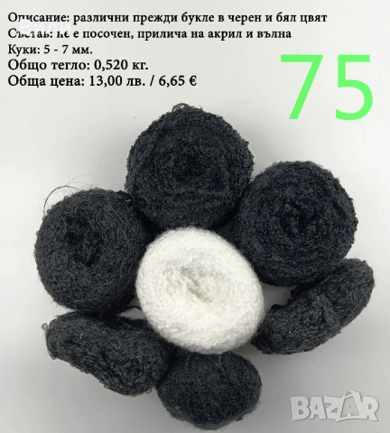 Евтини прежди в малки количества - нови и остатъци, снимка 4 - Други стоки за дома - 43142666