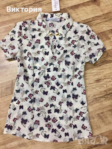 Риза с пеперуди