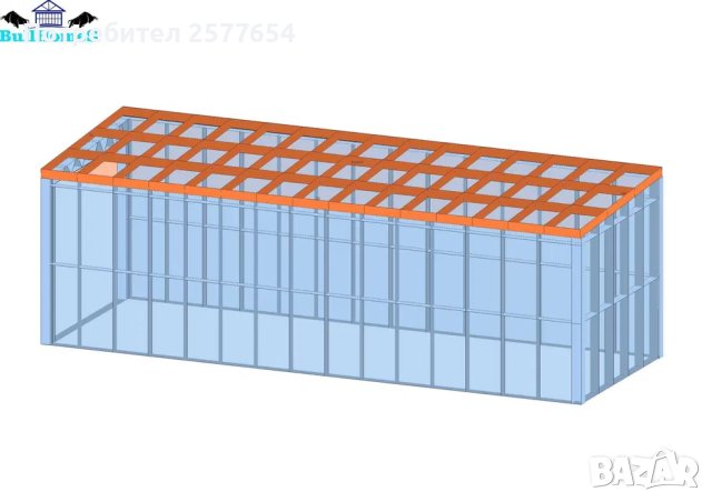 Конструкция за Гараж,Паркинг-25,8м², снимка 4 - Строителни материали - 44177610