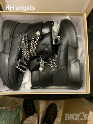 Michael Kors Cassia естествена кожа ботуши, снимка 3 - Дамски ботуши - 49476746