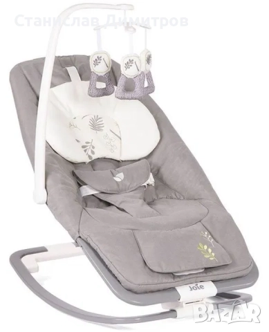 Бебешки шезлонг с вибрация и музика Joie - Dreamer, Fern