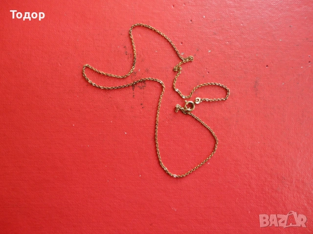 Позлатена верижка колие Amerik 9, снимка 7 - Колиета, медальони, синджири - 53051188