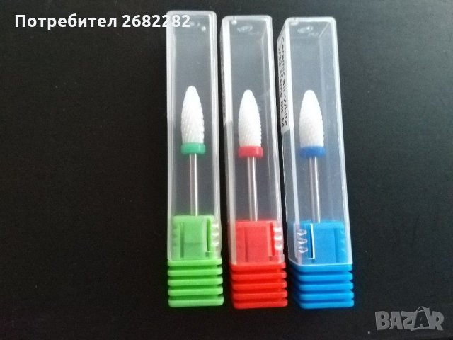 Накрайници за пила 3 размера - Нови, снимка 8 - Продукти за маникюр - 31733774