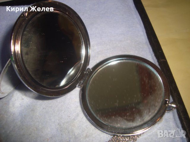 ЕЛЕГАНТНО ДАМСКО ОГЛЕДАЛЦЕ - ПУДРИЕРА с ЕГИПЕТСКА ОРНАМЕНТИКА - НЕФЕРТИТИ 29087, снимка 5 - Други - 38151687