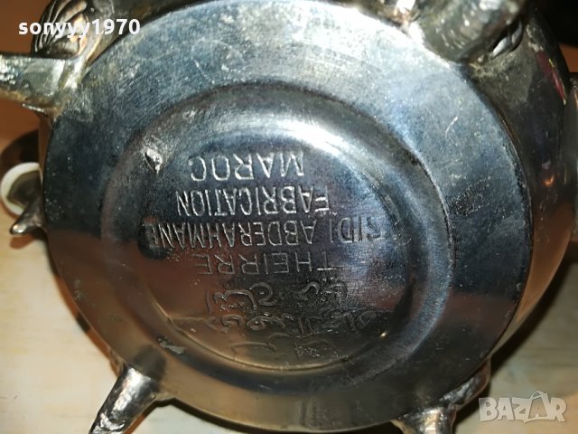 MAROC-ретро чаиник-23Х20Х12СМ-внос франция, снимка 18 - Колекции - 29633807