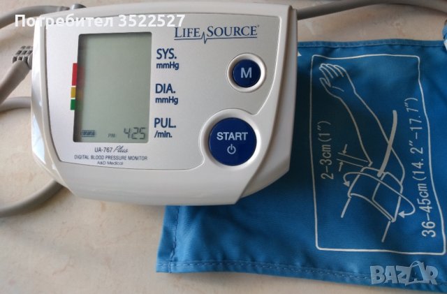 Електронен апарат за измерване на кръвно налягане и пулса , снимка 6 - Друга електроника - 39724887