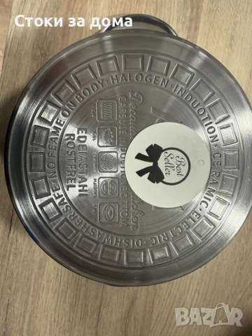 Комплект тенджери от неръждаема стомана 12 части с капаци, снимка 3 - Съдове за готвене - 53382020