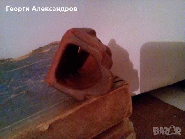 Глинена БОГИНЯ Копие от средата на Миналия век на СТАРА ФИГУРКА Ръчна ИЗРАБОТКА УНИКАТ, снимка 6 - Колекции - 29100316