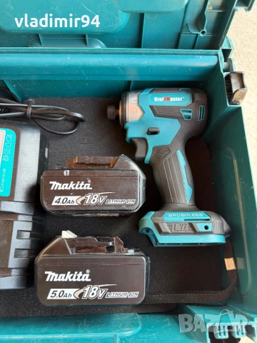 KraftMaster 18V импакт, снимка 2 - Винтоверти - 54338398