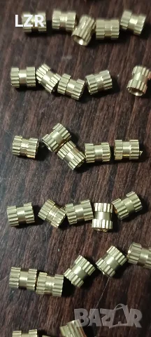 M2 (М3) гайка за "вграждане" дължина 2mm (3.5mm), снимка 3 - Друга електроника - 40893126