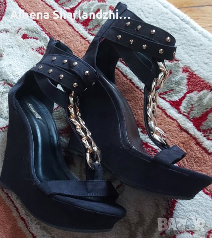 Уникални дамски сандали на платформа, снимка 2 - Дамски елегантни обувки - 37198492