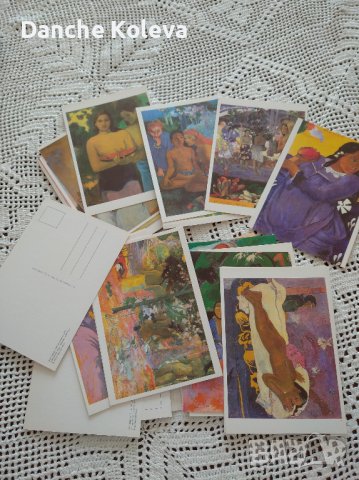 Gauguin - 30 Postkarten, снимка 2 - Специализирана литература - 36627076