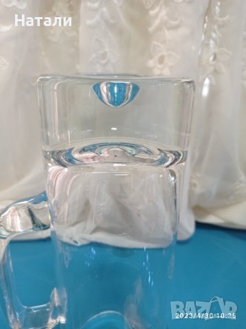 кристални чаши с кана "Капка" 984, снимка 4 - Чаши - 40535441