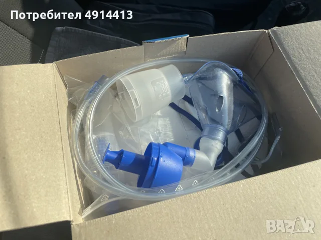 Инхалатор  Omron C102 Total, пълен комплект, снимка 3 - Друга електроника - 55746395