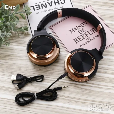 Нов модел: Безжични сгъваеми Bluetooth слушалки с лента, съвместими с Andorid  и iOS EP35, снимка 2 - Слушалки и портативни колонки - 47832106