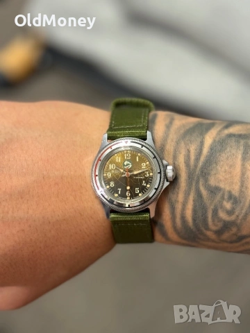 Съветски ретро коленционерски часовник Восток амфибия делфин , Vostok, снимка 7 - Мъжки - 53156386