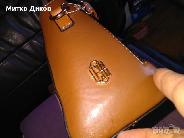 Cressberry нова маркова кожена чанта 27х19х12см, снимка 7 - Чанти - 44202436