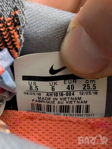  маратонки Nike Odyssey React Flyknit 2. номер 40 , снимка 9 - Маратонки - 54184623