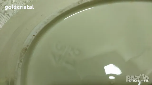 стар немски порцелан плато елипса , снимка 6 - Антикварни и старинни предмети - 48840687