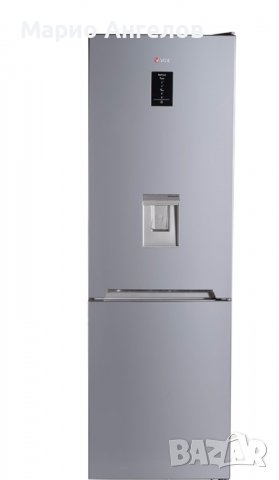 Хладилник с фризер No frost A+++ Нов инокс с диспенсър 60 месеца гаранция, снимка 2 - Хладилници - 39692287
