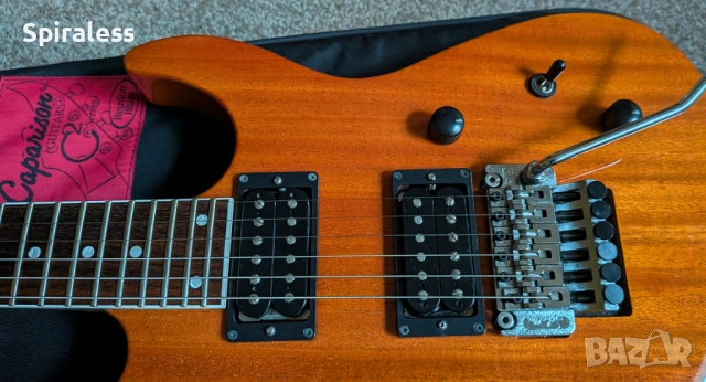 Caparison Dellinger - Natural Finish, made in Japan! ел.китара, снимка 9 - Китари - 53315242