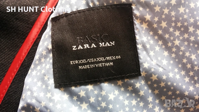 ZARA Mens Jacket размер XL мъжко яке 100% - лен 4-19, снимка 11 - Якета - 53297582