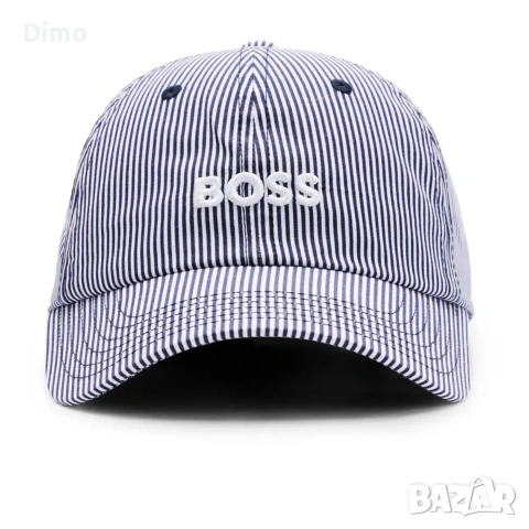 Памучна шапка с козирка BOSS, снимка 2 - Шапки - 54271885
