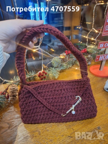 Плетени дамски чанти на една кука, снимка 4 - Чанти - 53080806