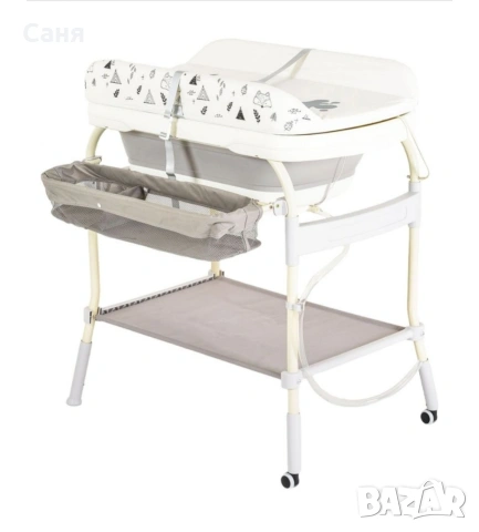 Бебешка вана със стойка и повивалник 2 в 1 Cangaroo - Garda 