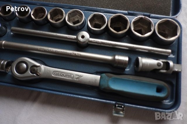 GEDORE D19 WAU-2 - 1/2" PROFI Гедория !! новата версия !! вложки 10 - 32 mm! ORIGINAL GEDORE GERMANY, снимка 5 - Гедорета - 31157177