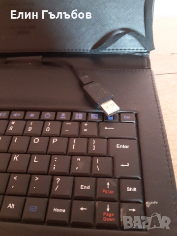 Калъф (кожен) за таблет с клавиатура, снимка 7 - Таблети - 52376344