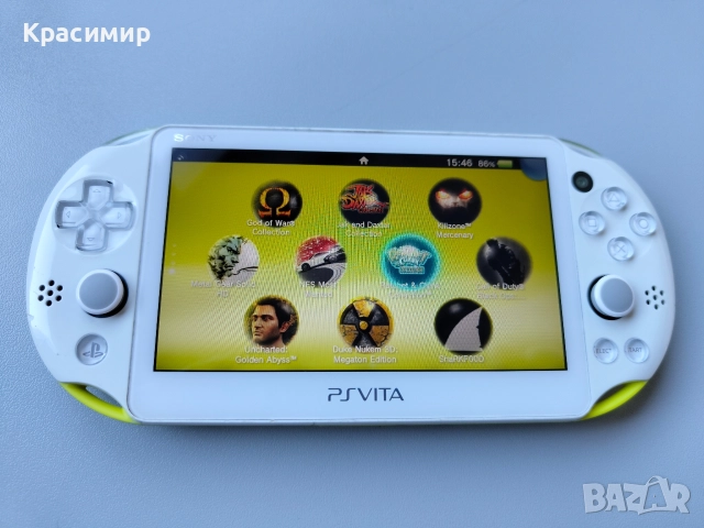 PS Vita Slim Lime Green , снимка 2 - PlayStation конзоли - 52737587