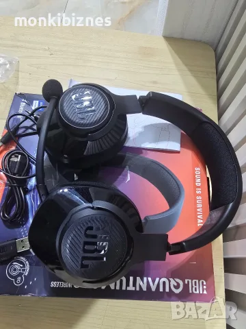 Геймърски Слушалки, JBL QUANTUM 360 BLK Wireless over-ear gaming, снимка 11 - Слушалки за компютър - 55964276