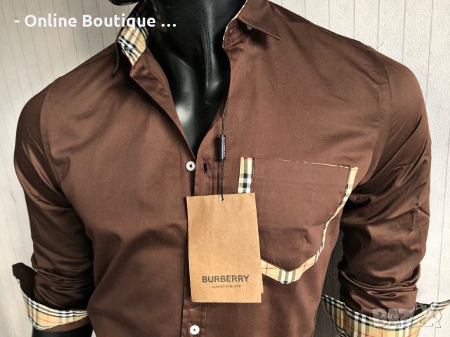 Burberry мъжка риза КОД 24, снимка 3 - Ризи - 30410638
