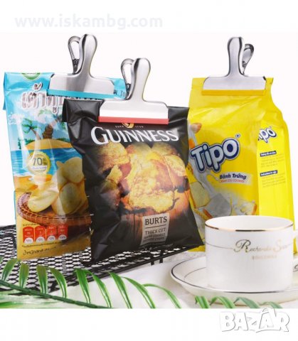 МЕТАЛНИ ЩИПКИ ЗА ЗАТВАРЯНЕ НА ПАКЕТИ - КОД 3129, снимка 2 - Други - 33890000