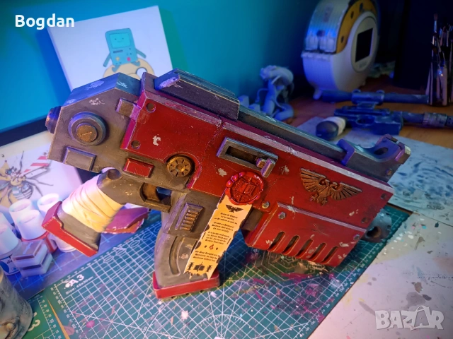 Warhammer 40K Cosplay Косплей комплект пистолети Bolt gun, снимка 4 - Колекции - 54124124