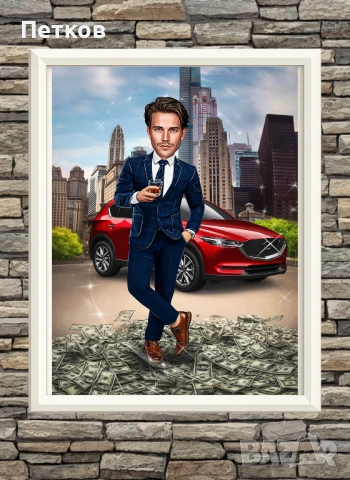 Дигитална карикатура - шарж по снимка–перфектен подарък за рожден ден, годишнина и други поводи