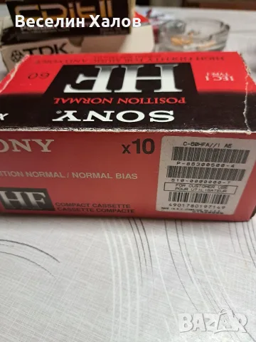 Аудио касети SONY HF 60 Запазени, снимка 4 - Аудио касети - 55981522
