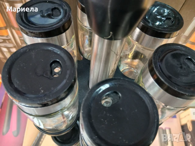 Комплект за подправки Brio Metallica ,Сет за подправки + ЧАЙНИК ЕМАЙЛ BRIO 2.5Л ДЕКОР ПЕТЕЛ, снимка 6 - Други - 50461692